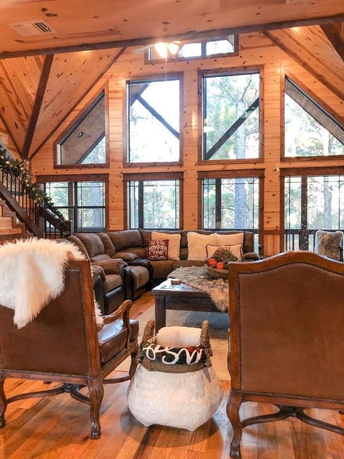 Stone Mountain Lodge 5000Sqft 6 Bed Game Room Pool Table Hot Tub Broken Bow Eksteriør bilde